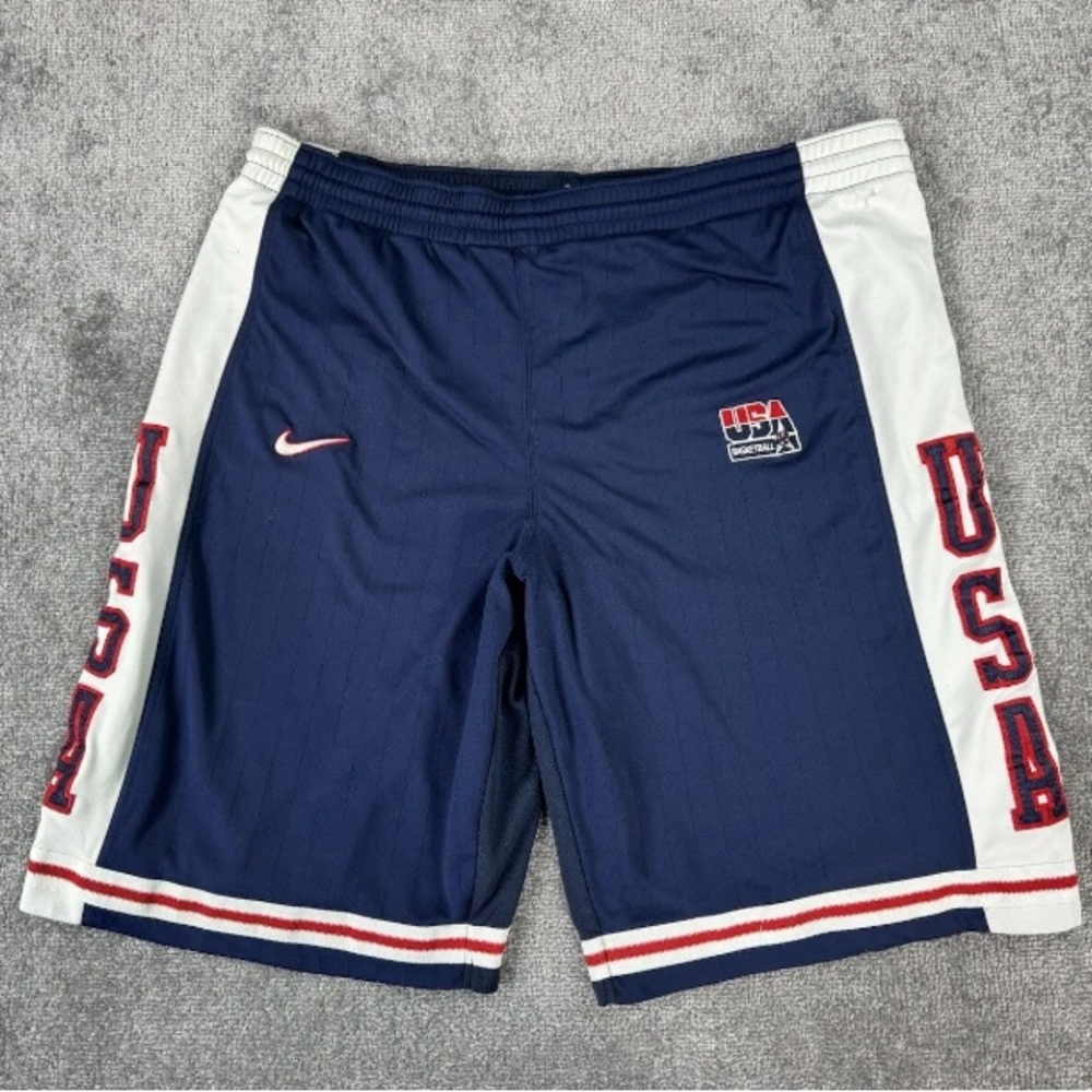 NBA Shorts Men Small(X-Large) Nike Team Issue Authentic TEAM USA Dream T…